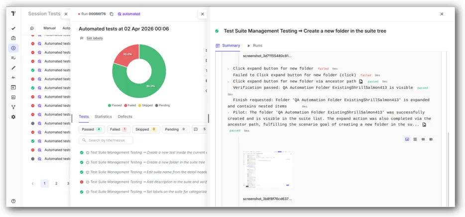 Testomat.io cloud report